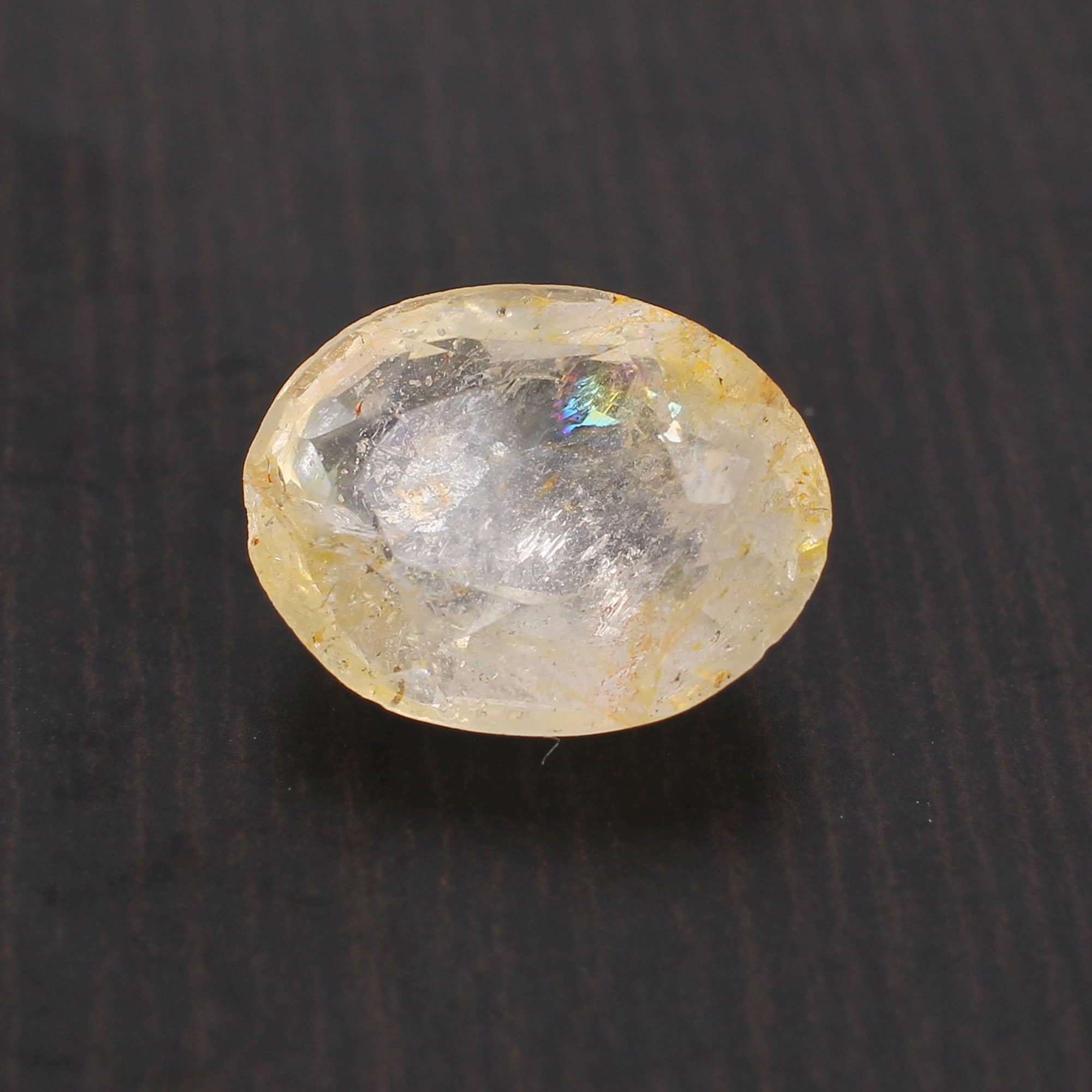 Yellow Sapphire 14x11mm Oval Faceted Cut 850 Cts