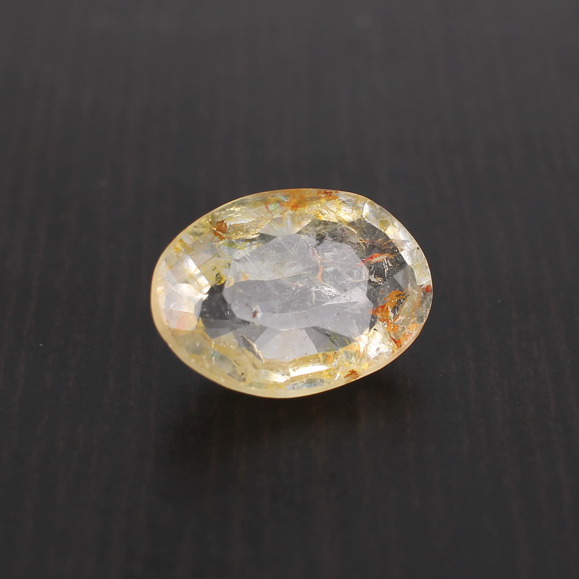 Yellow Sapphire 14x10mm Oval Faceted Cut 710 Cts