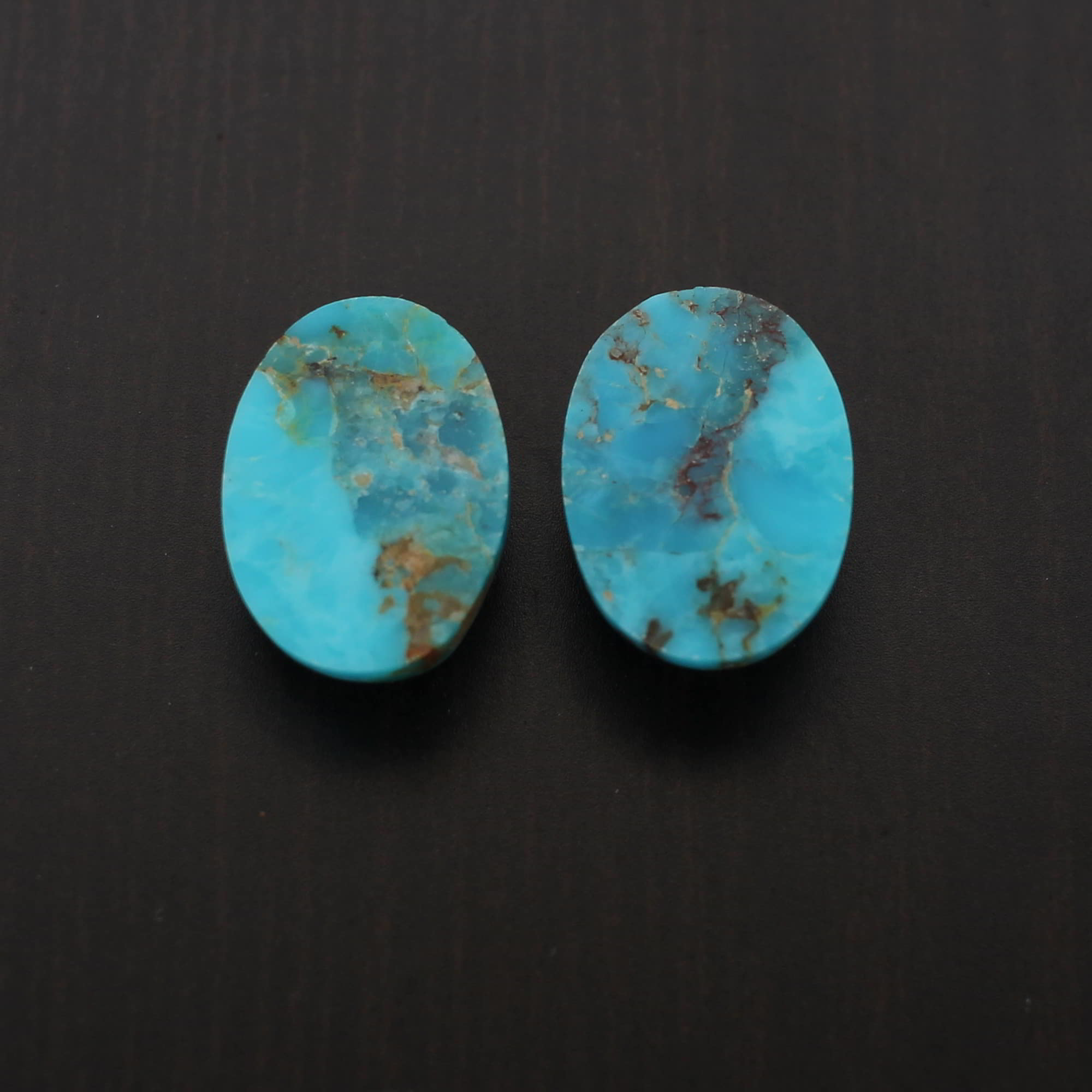 Natural American Turquoise 14x10mm Oval Cabochon 560 Cts