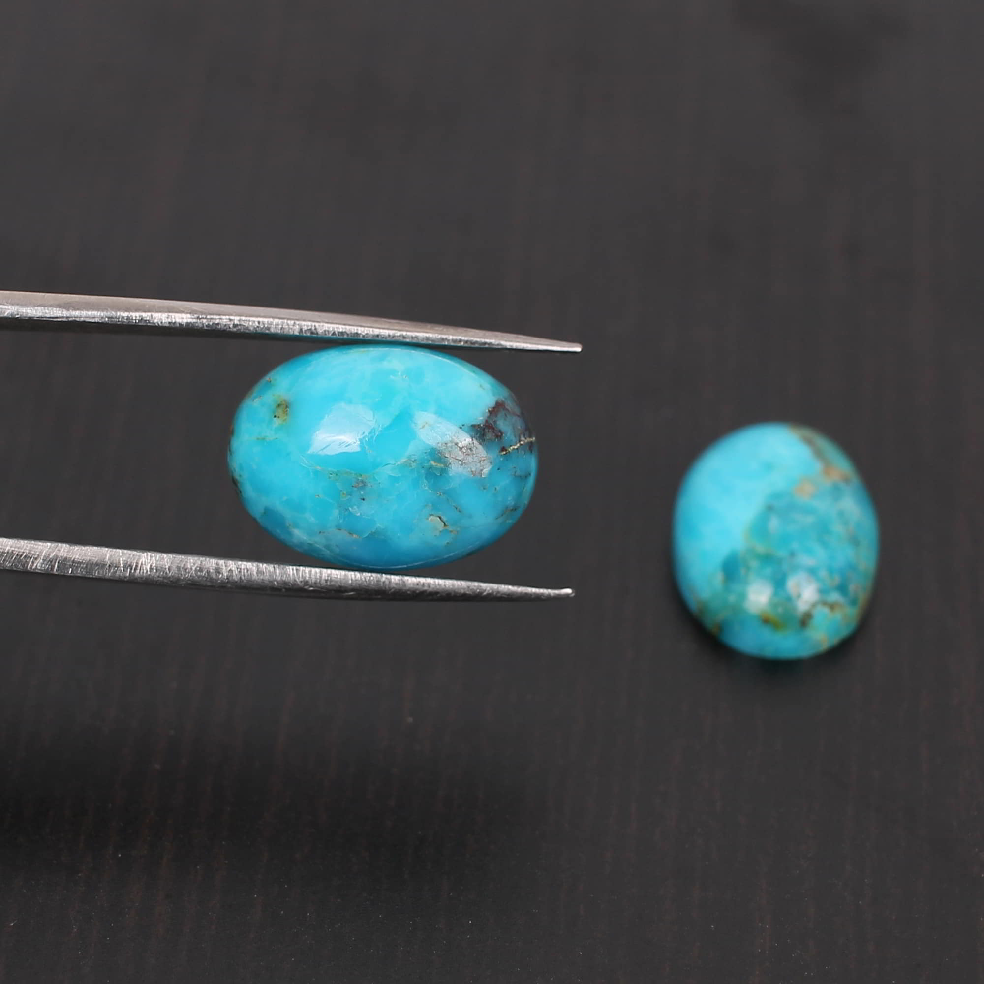 Natural American Turquoise 14x10mm Oval Cabochon 560 Cts