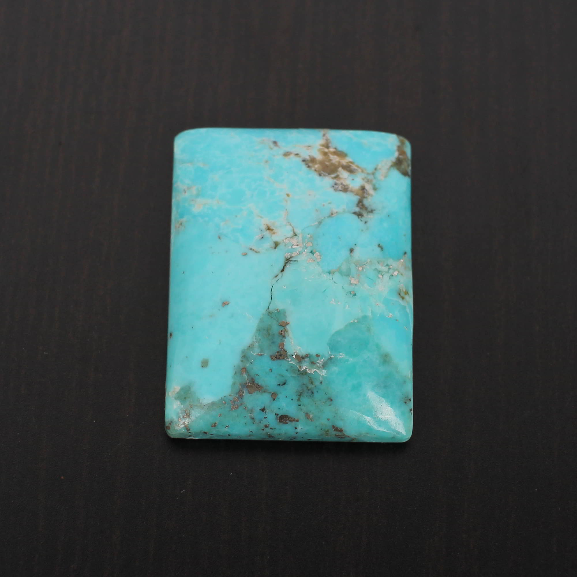Natural American Turquoise 25x18mm Rectangle Cabochon 2015 Cts