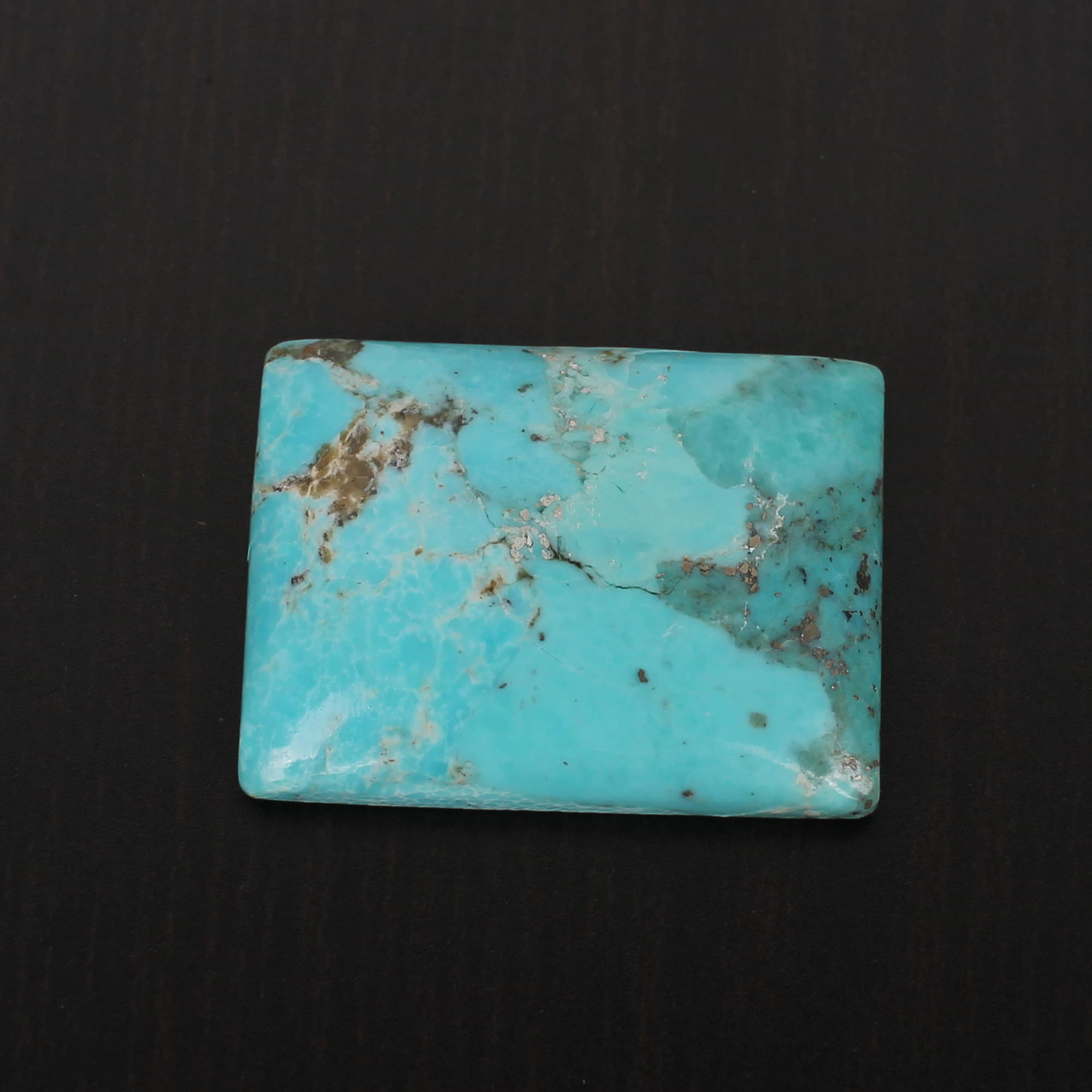 Natural American Turquoise 25x18mm Rectangle Cabochon 2015 Cts