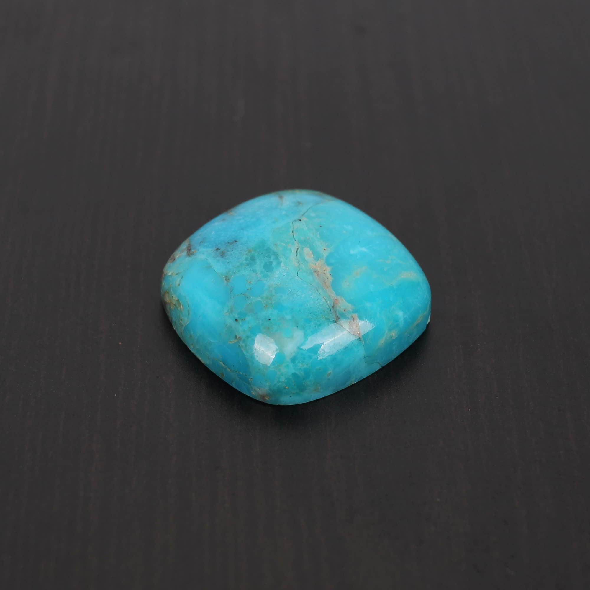 Natural American Turquoise 20x20mm Cushion Cabochon 2465 Cts
