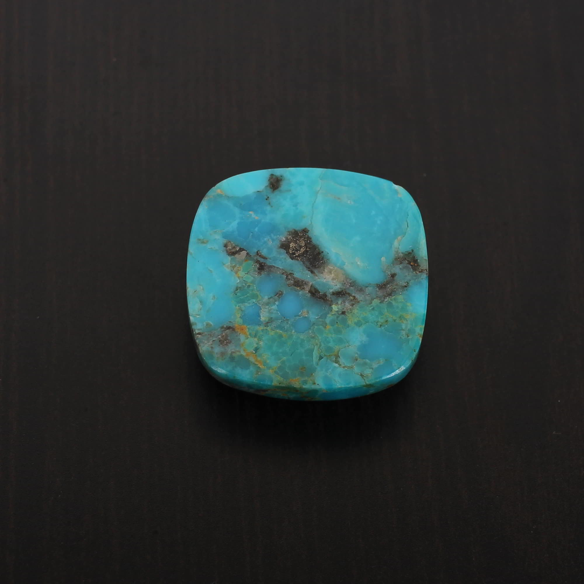 Natural American Turquoise 20x20mm Cushion Cabochon 2465 Cts