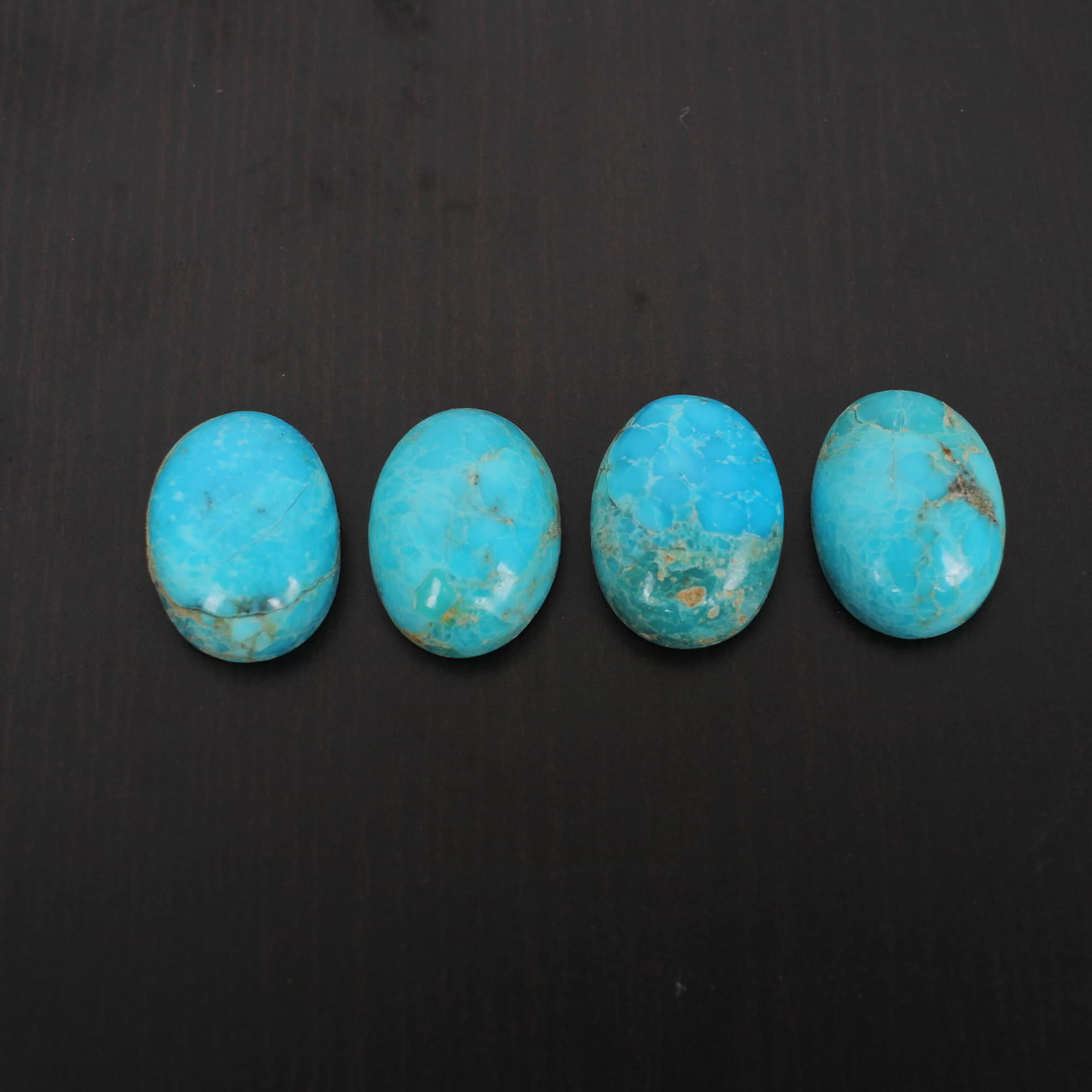 Natural American Turquoise 16x12mm Oval Cabochon 860 Cts