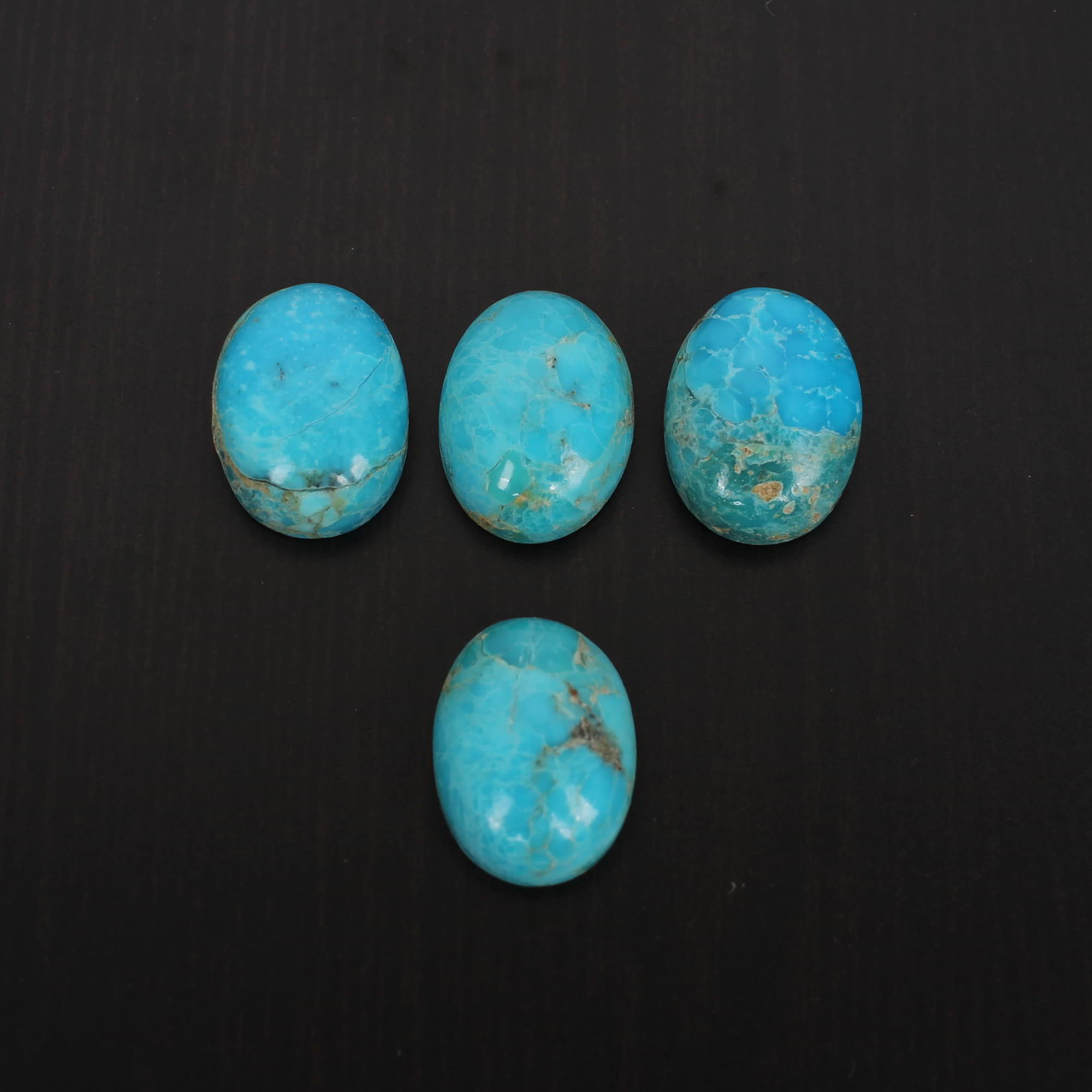 Natural American Turquoise 16x12mm Oval Cabochon 860 Cts