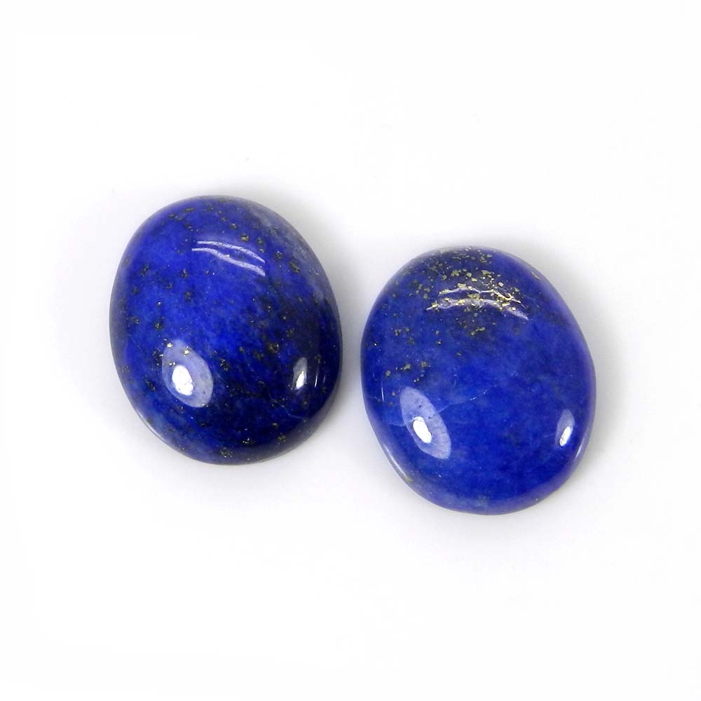 Lapis Lazuli 12x10mm Oval Cabochon 4.3 Cts