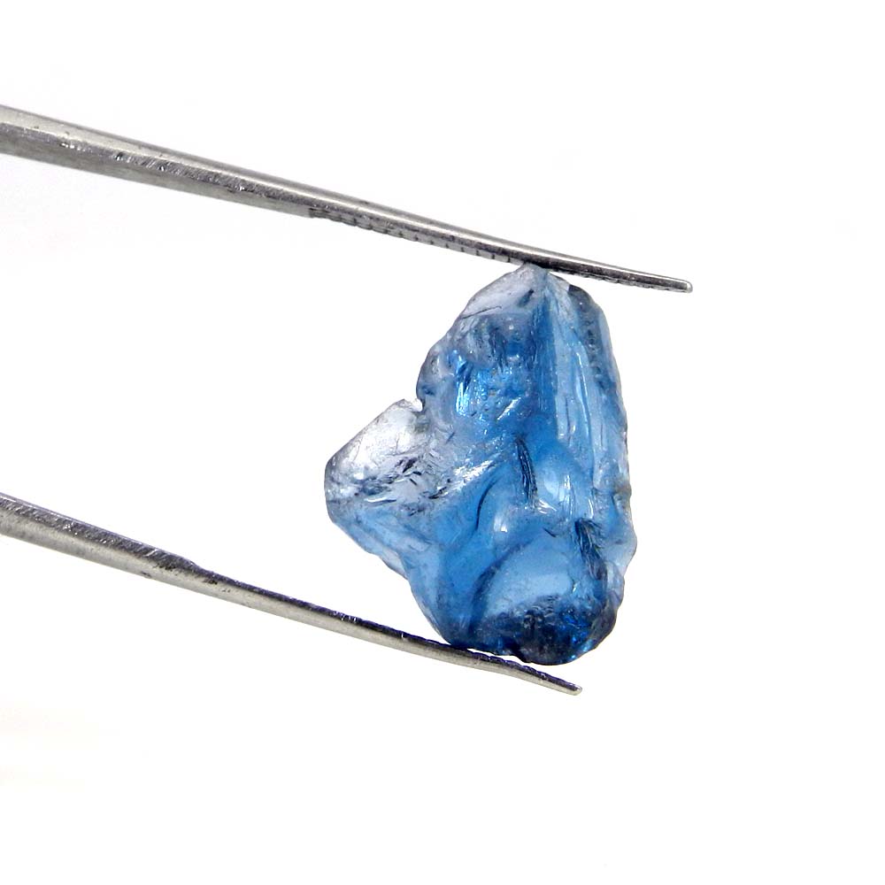 Londres Topaze Bleue 19x15mm Freeform Rough Cts