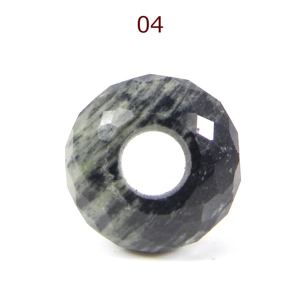 Moftail Jasper 14x8x5mm Roundel Facet Beads