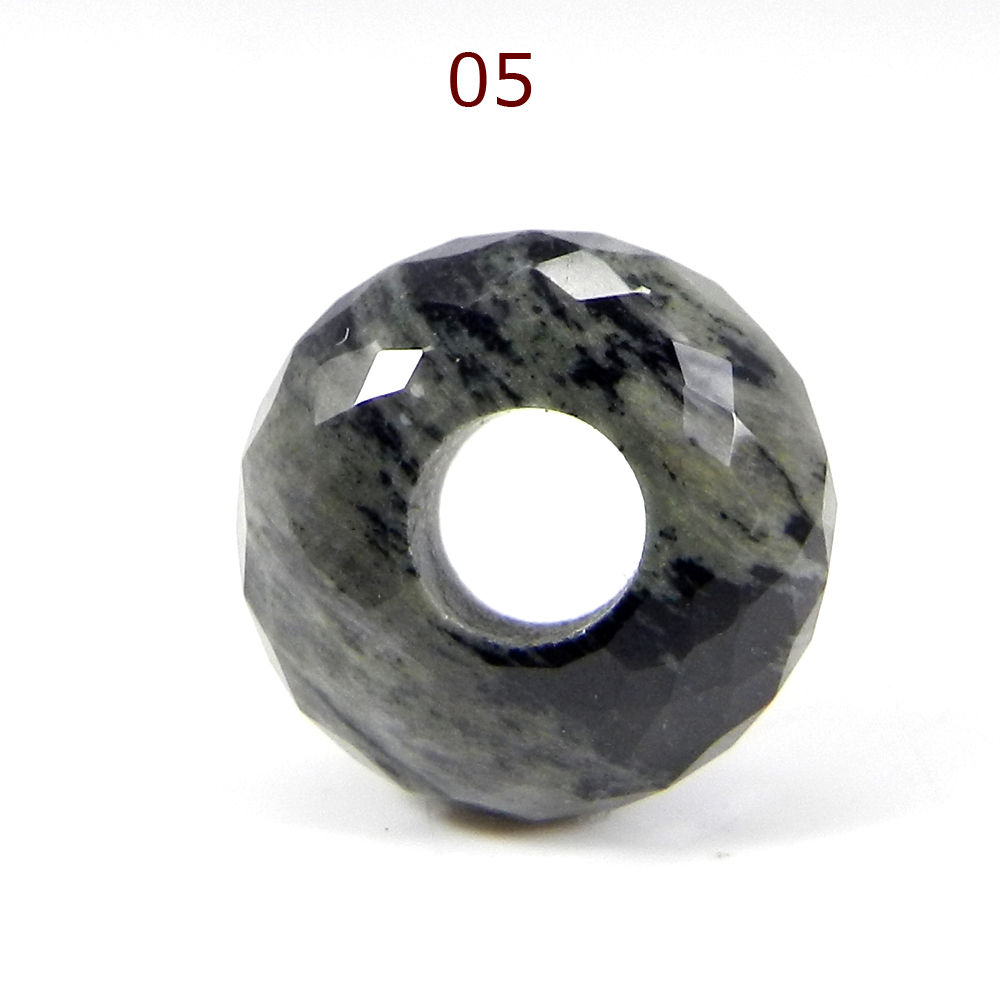Moftail Jasper 14x8x5mm Roundel Facet Beads