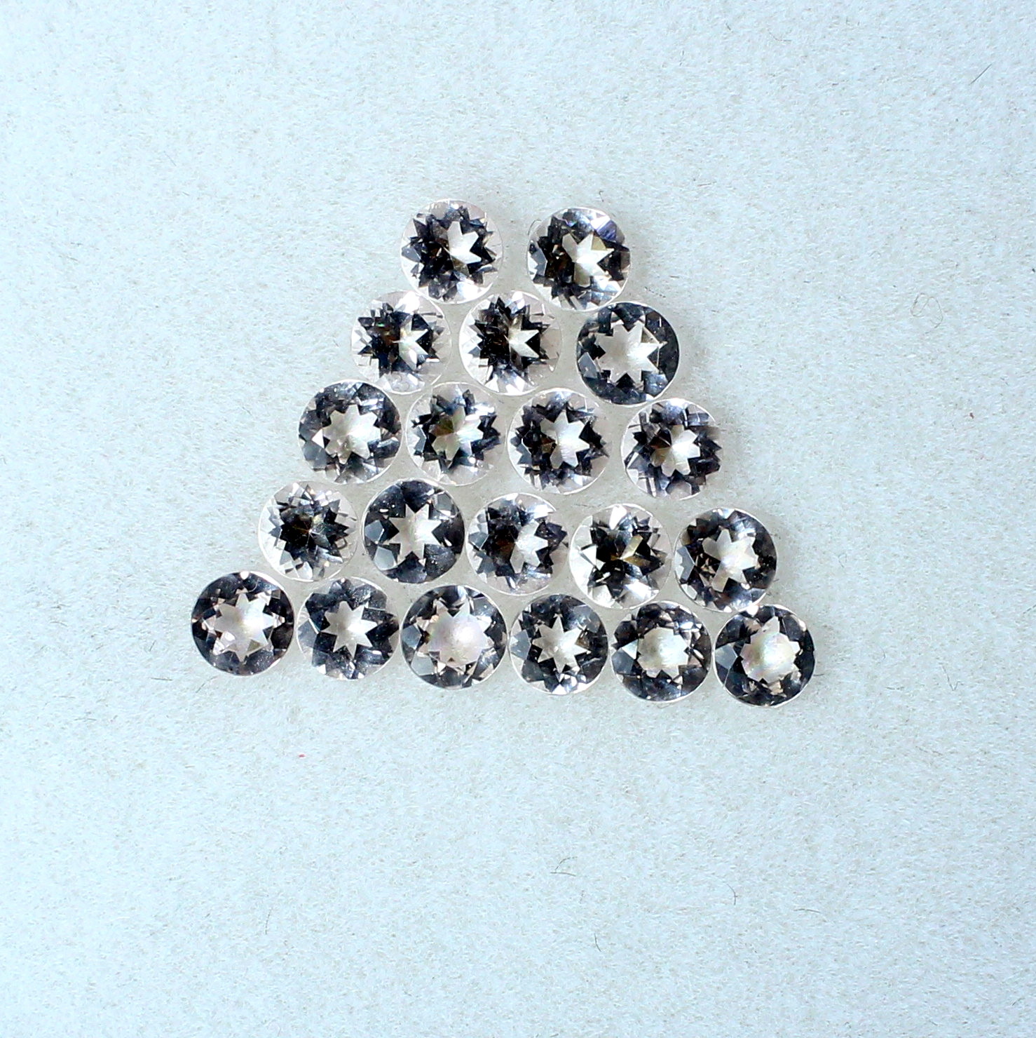 20 Pcs Natural Peach Morganite 3mm Round Cut 2 Cts