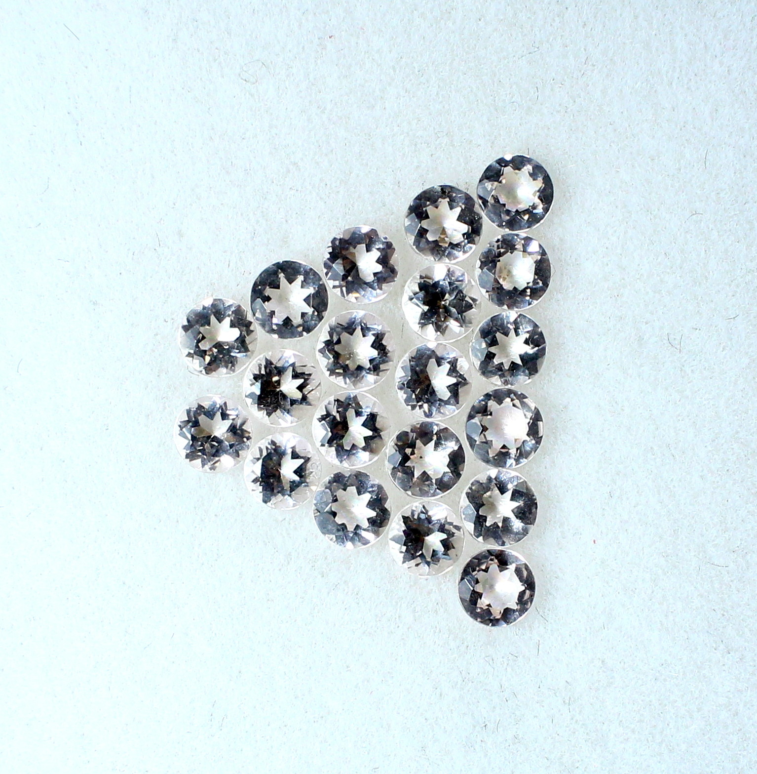 20 Pcs Natural Peach Morganite 3mm Round Cut 2 Cts