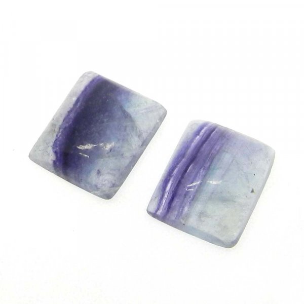 Image of Multi Fluorite 12x10mm Octagon Cabochon 6.65 Cts