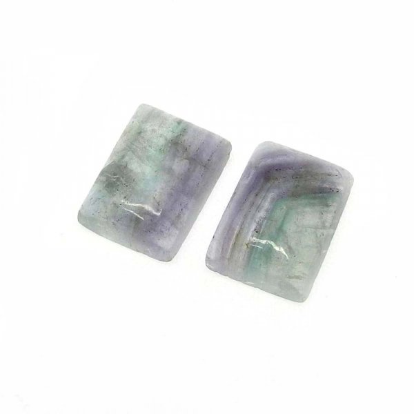 Image of Multi Fluorite 14x10mm Octagon Cabochon 7.95 Cts