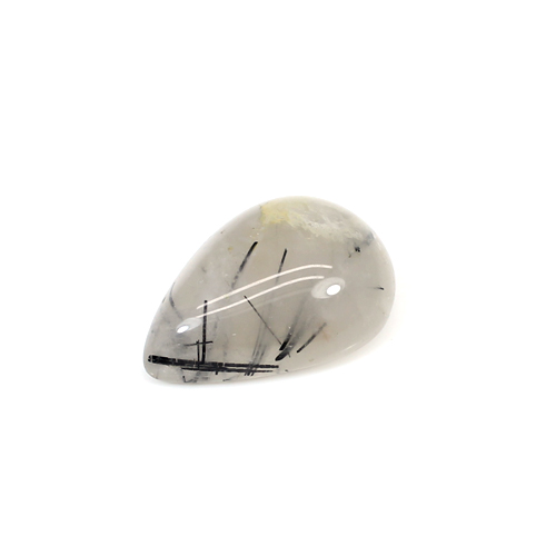 Natural Black Rutile Pear Cabochon 24x17mm 2460 Cts Loose Gemstone