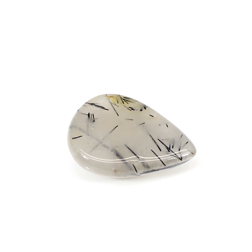 Natural Black Rutile Pear Cabochon 24x17mm 2460 Cts Loose Gemstone