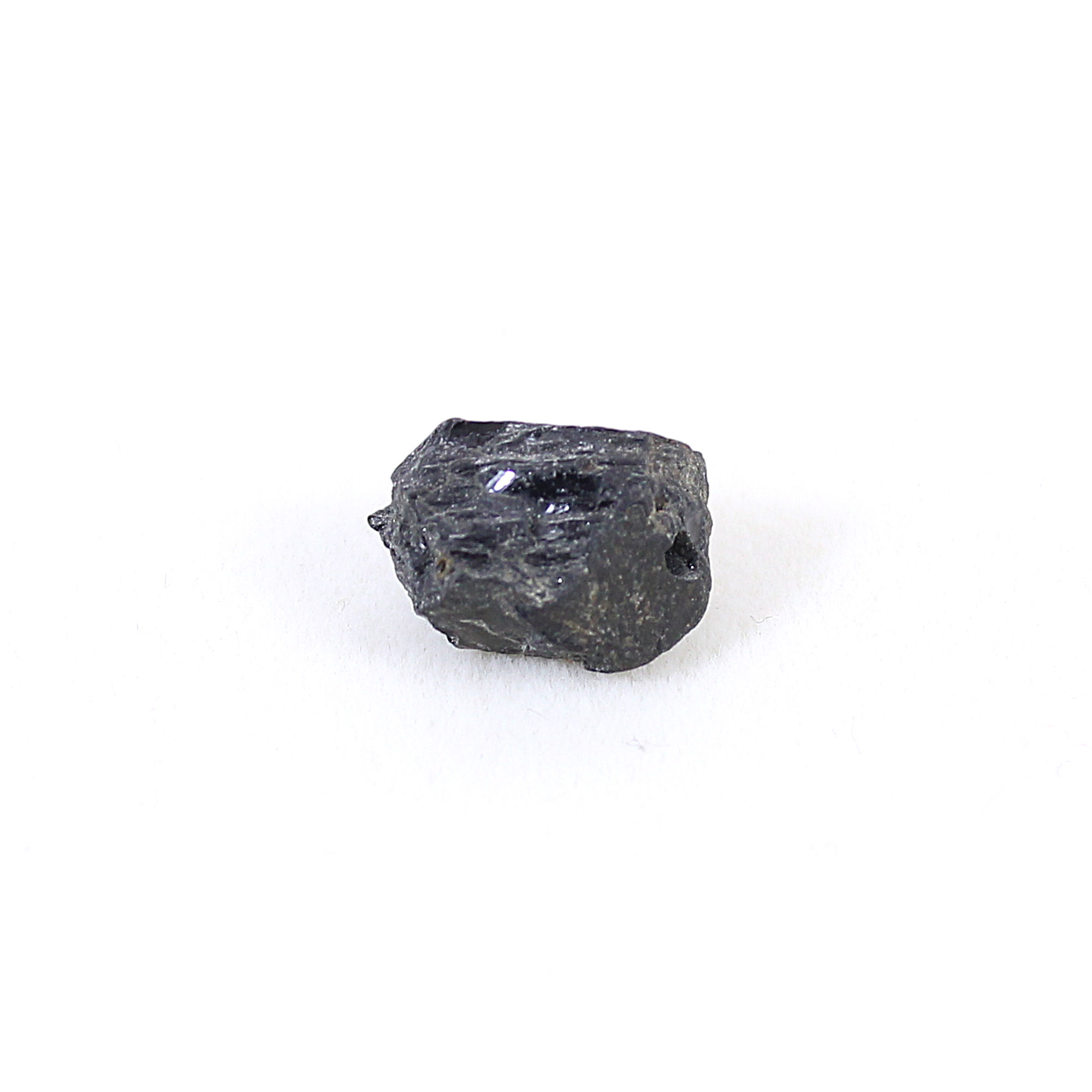 Natural Black Tourmaline 11x9mm Freeform Rough 750 Cts