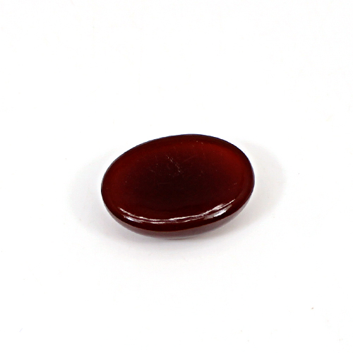 Natural Carnelian With Red Onyx Shade 18x13mm Oval Cabochon 10.80 Cts Loose Gemstone