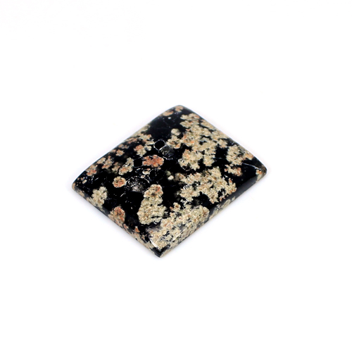 Natural Fireworks Obsidian Rectangle Cabochon 23x19mm 188 Cts Loose Gemstone