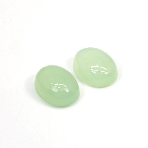 Natural Light Green Aventurine 16x12mm Oval Cabochon 1955 Cts 1 Pair Loose Gemstone