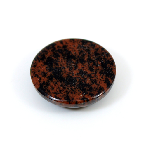 Natural Mahogany Obsidian Round Cabochon 21mm 1740 Cts Loose Gemstone