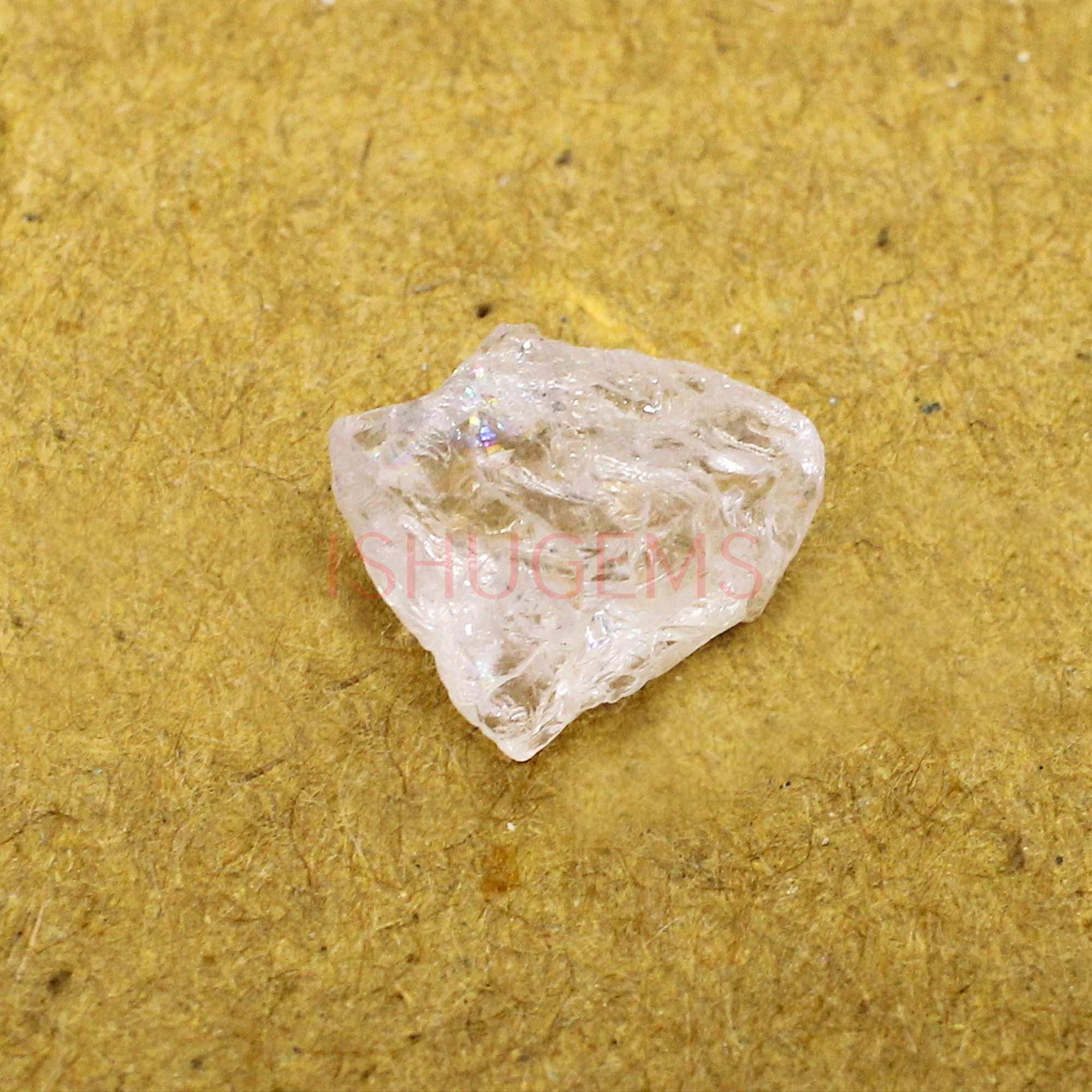 Natural Morganite 11x10mm Freeform Rough 485 Cts