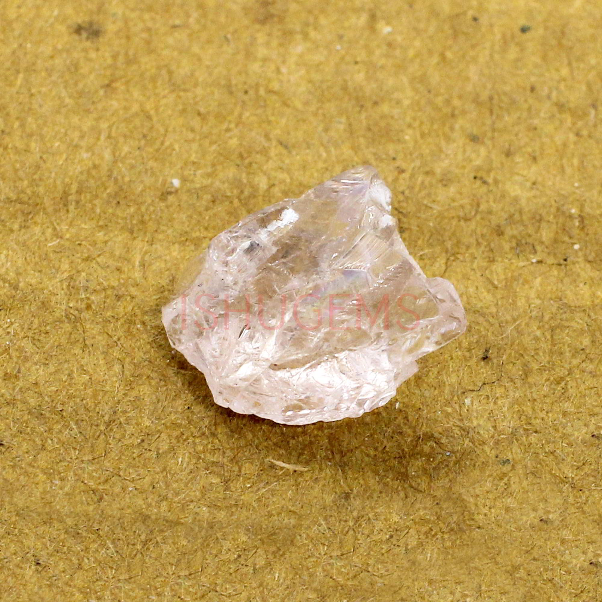 Natural Morganite 12x11mm Freeform Rough 500 Cts