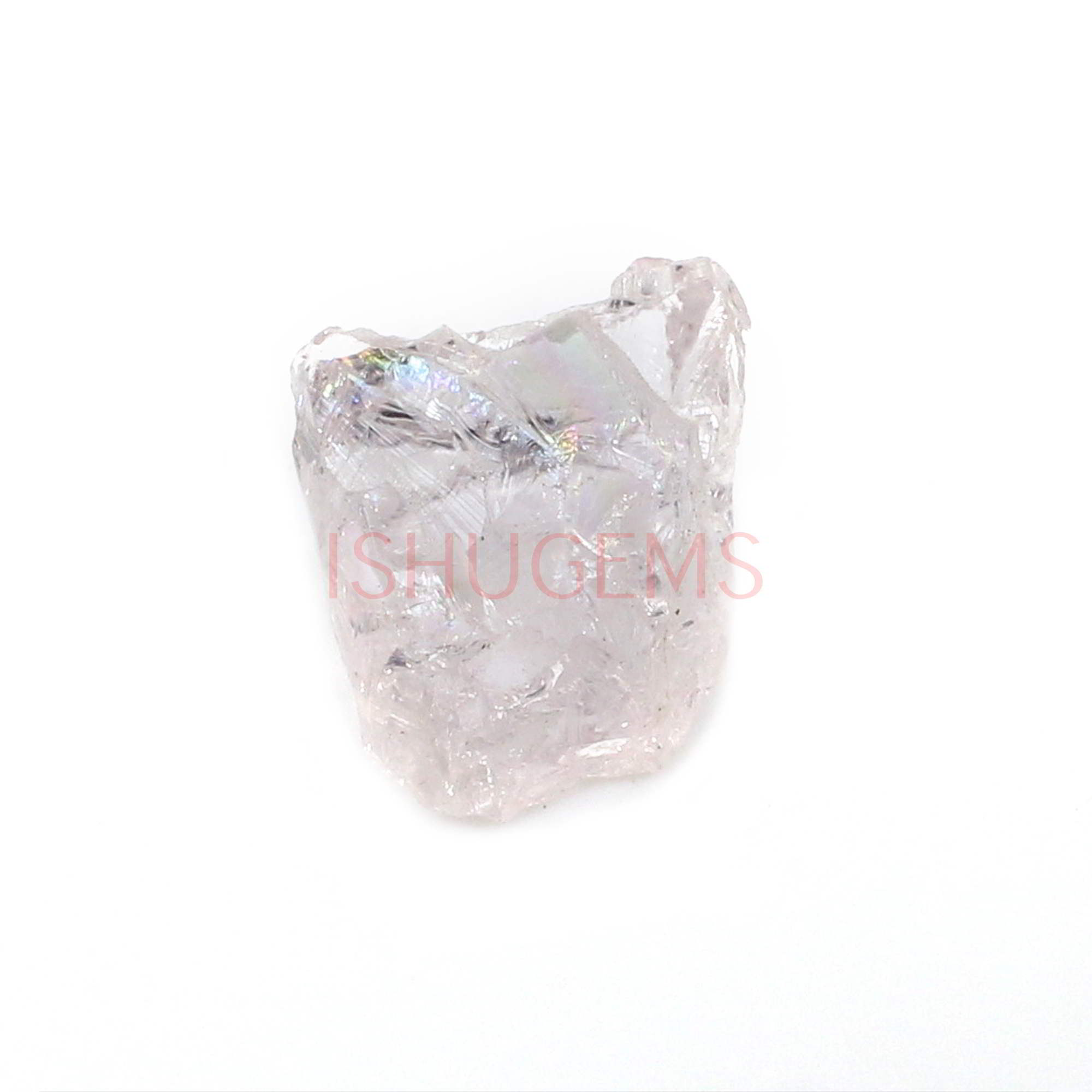 Natural Morganite 12x11mm Freeform Rough 500 Cts