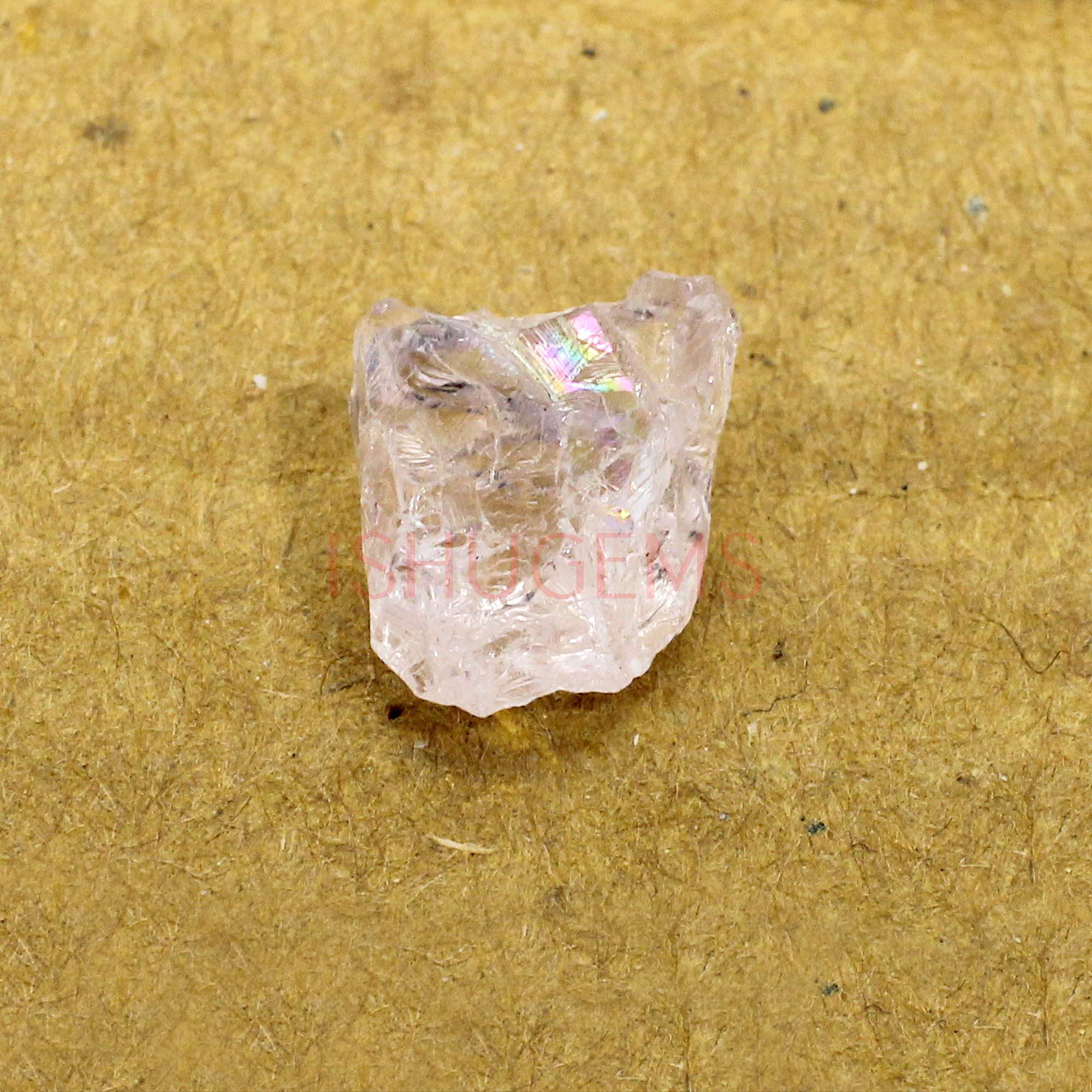 Natural Morganite 12x11mm Freeform Rough 500 Cts