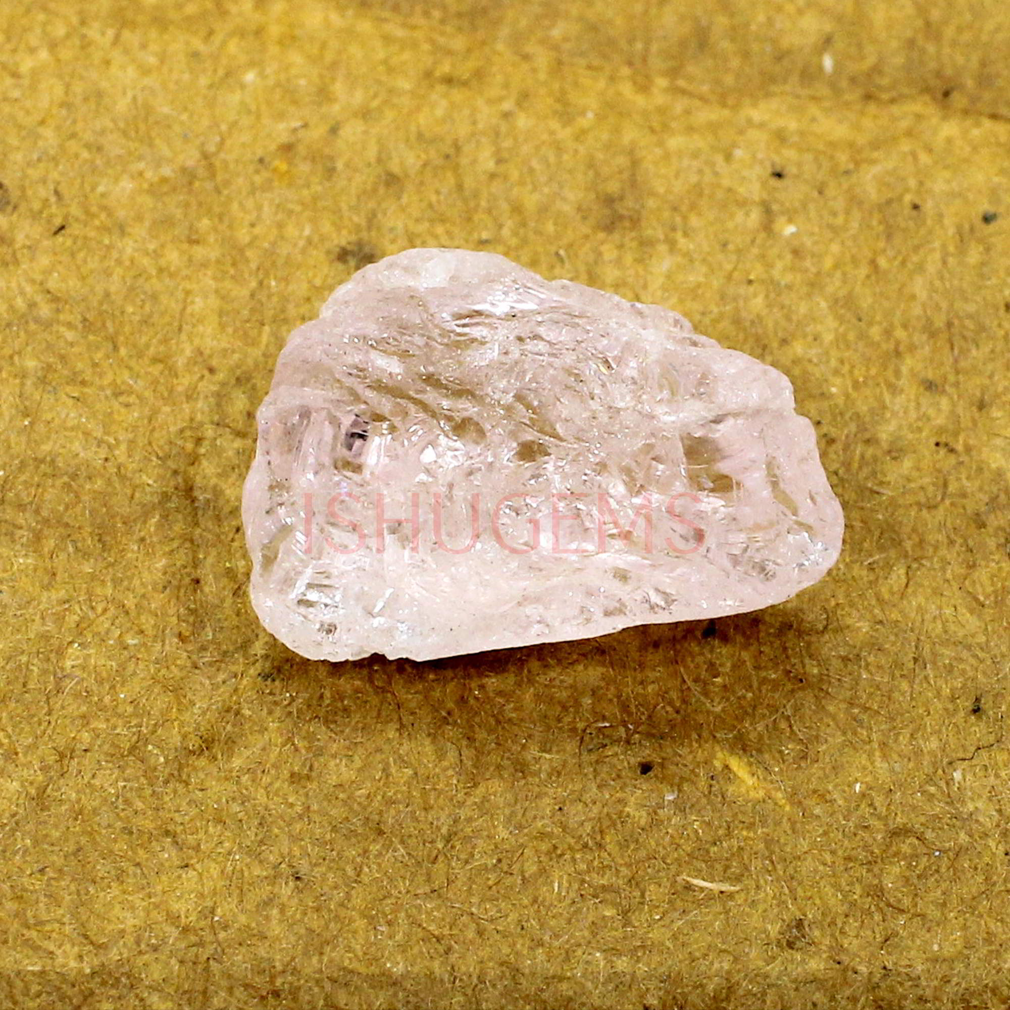 Natural Morganite 19x14mm Freeform Rough 1350 Cts