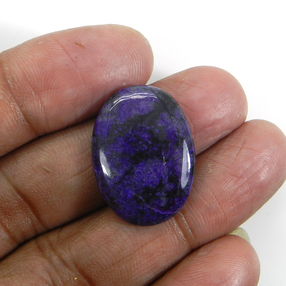 Natural Sujilite 25x18mm Oval Cabochon 18 Cts