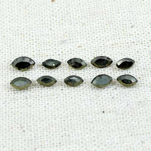 Pyrite 5x3mm Marquise Faceted Cut 025 Cts
