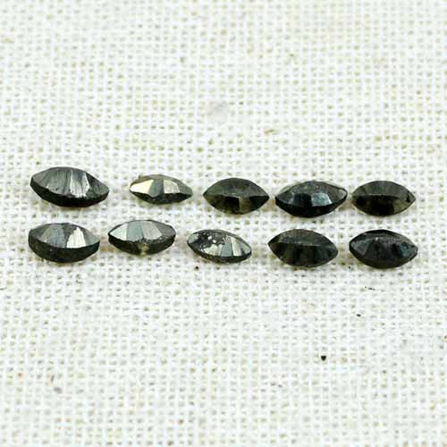Pyrite 5x3mm Marquise Faceted Cut 025 Cts