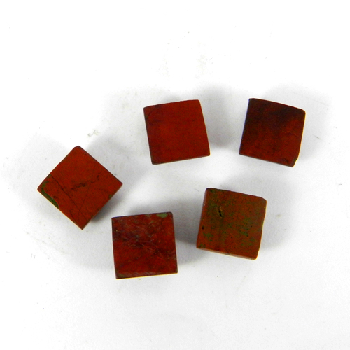 Red Jasper 8x8mm Square Cabochon 265 Cts