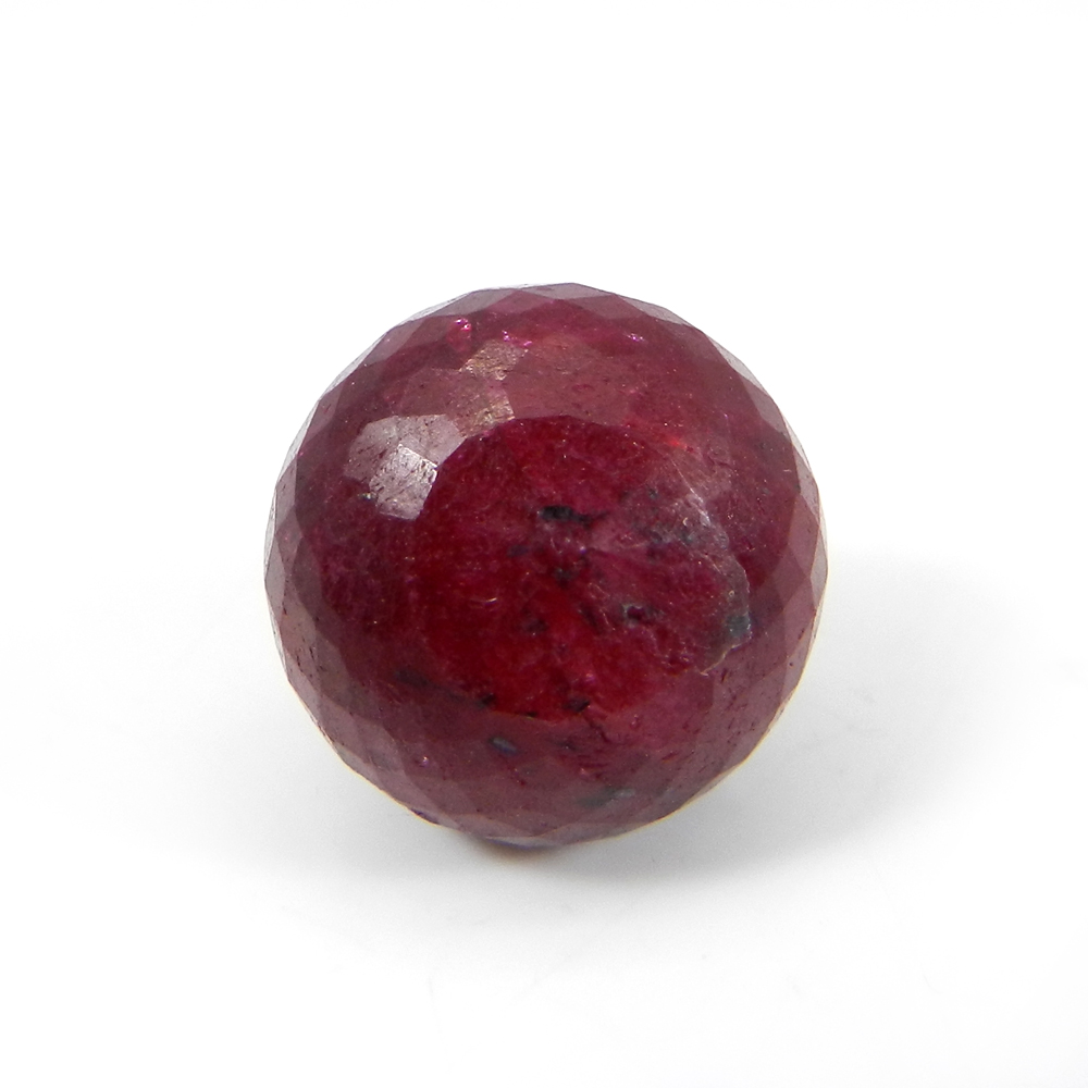 Ruby Corrundum 15mm Onion Checker Cut 345 Cts