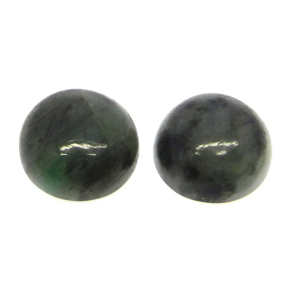 Sakota Emerald 12mm Round Cabochon 675 Cts