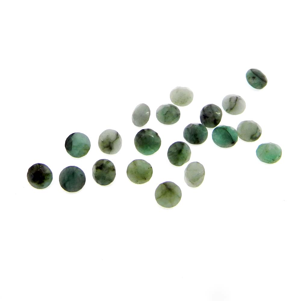 Sakota Emerald 4mm Round Cut 040 Cts
