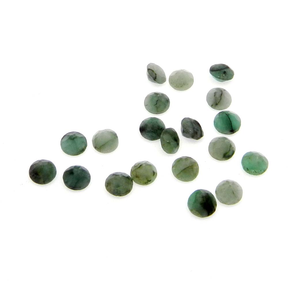 Sakota Emerald 4mm Round Cut 040 Cts