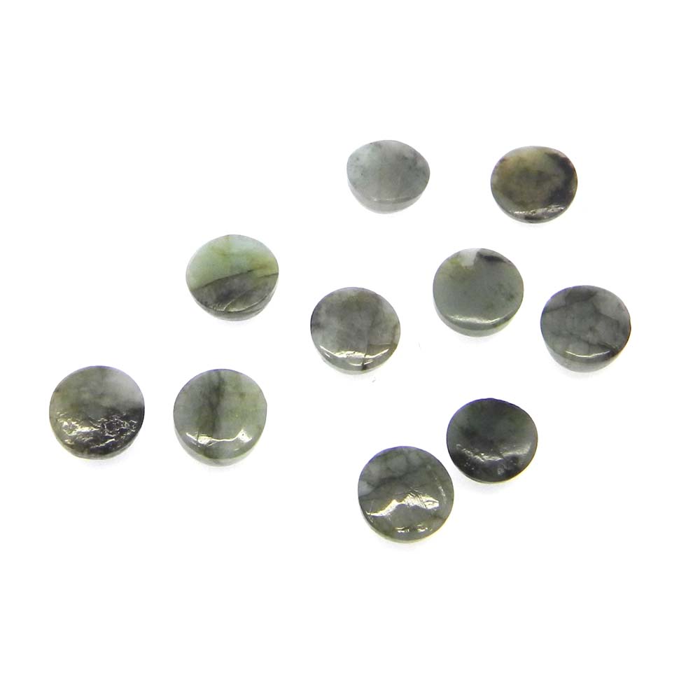 Sakota Emerald 6mm Round Cabochon 115 Cts