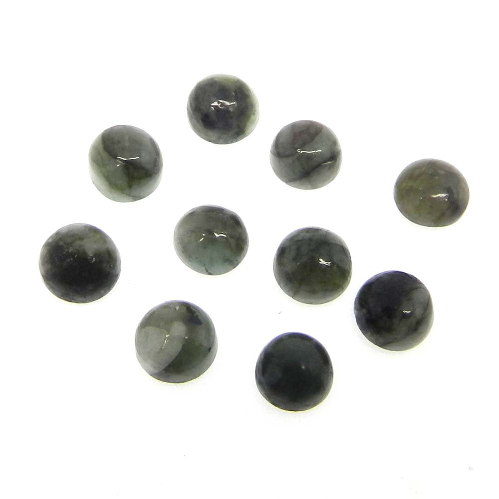 Sakota Emerald 6mm Round Cabochon 115 Cts
