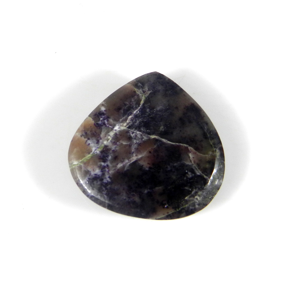Semi Precious Gemstone Sujilite 18x18mm Heart Cabochon 1790 Cts