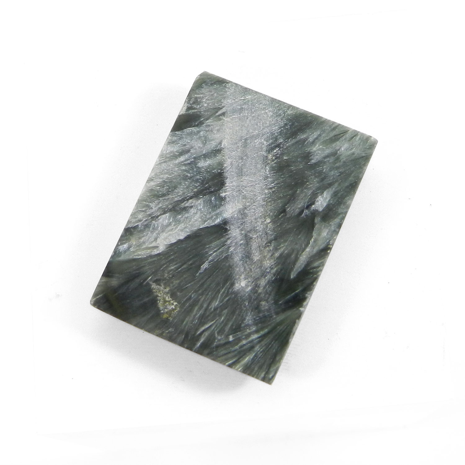 Seraphinite 24x18mm Rectangle Cabochon 20.55 Cts