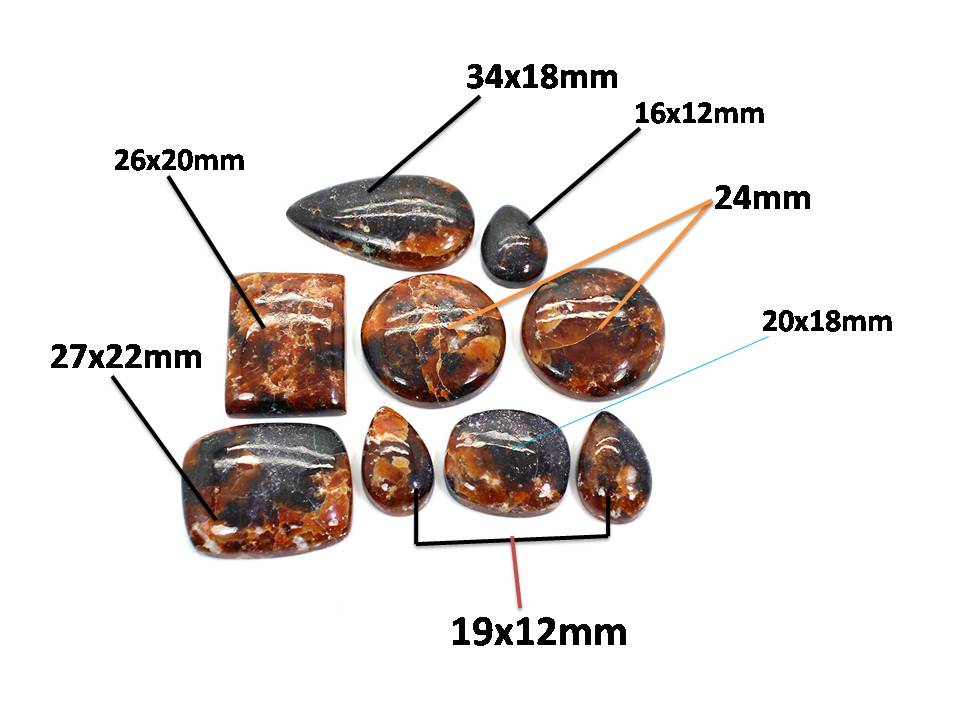 50 Gram Natural Sugilite Mix Size Cabochon Wholesale Lots