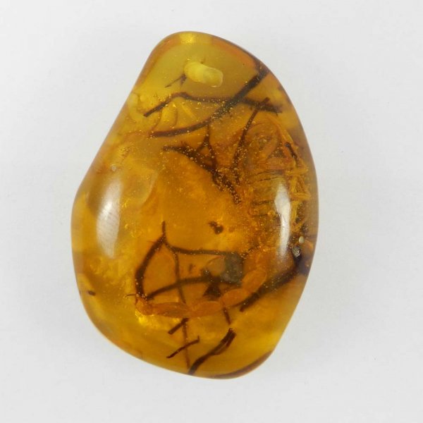 Synthetic Amber 46x34mm Gemstone for Pendant Jewelry 72.9 Cts