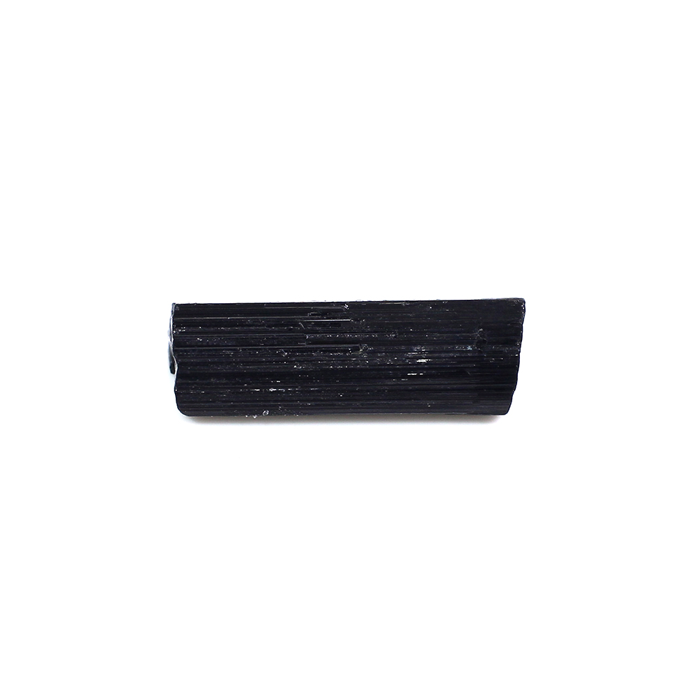 Natural Black Tourmaline 10x5mm Raw Rock 385 Cts