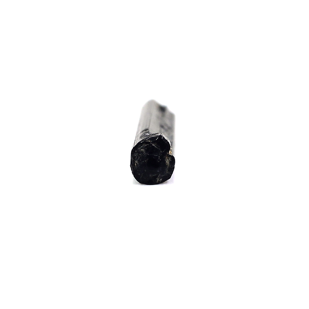 Natural Black Tourmaline 23x3mm Raw Rock 395 Cts