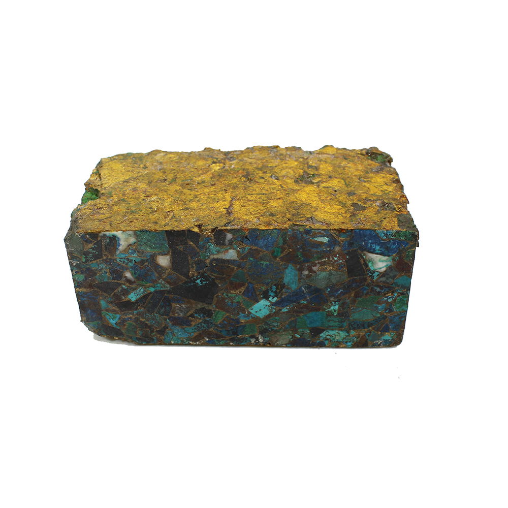 Chrysocolla Copper 122x51mm Rough Slab 1200 Gms