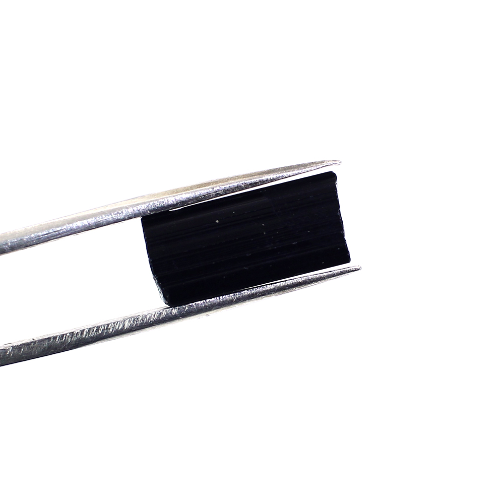Natural Black Tourmaline 14x6mm Raw Rock 585 Cts