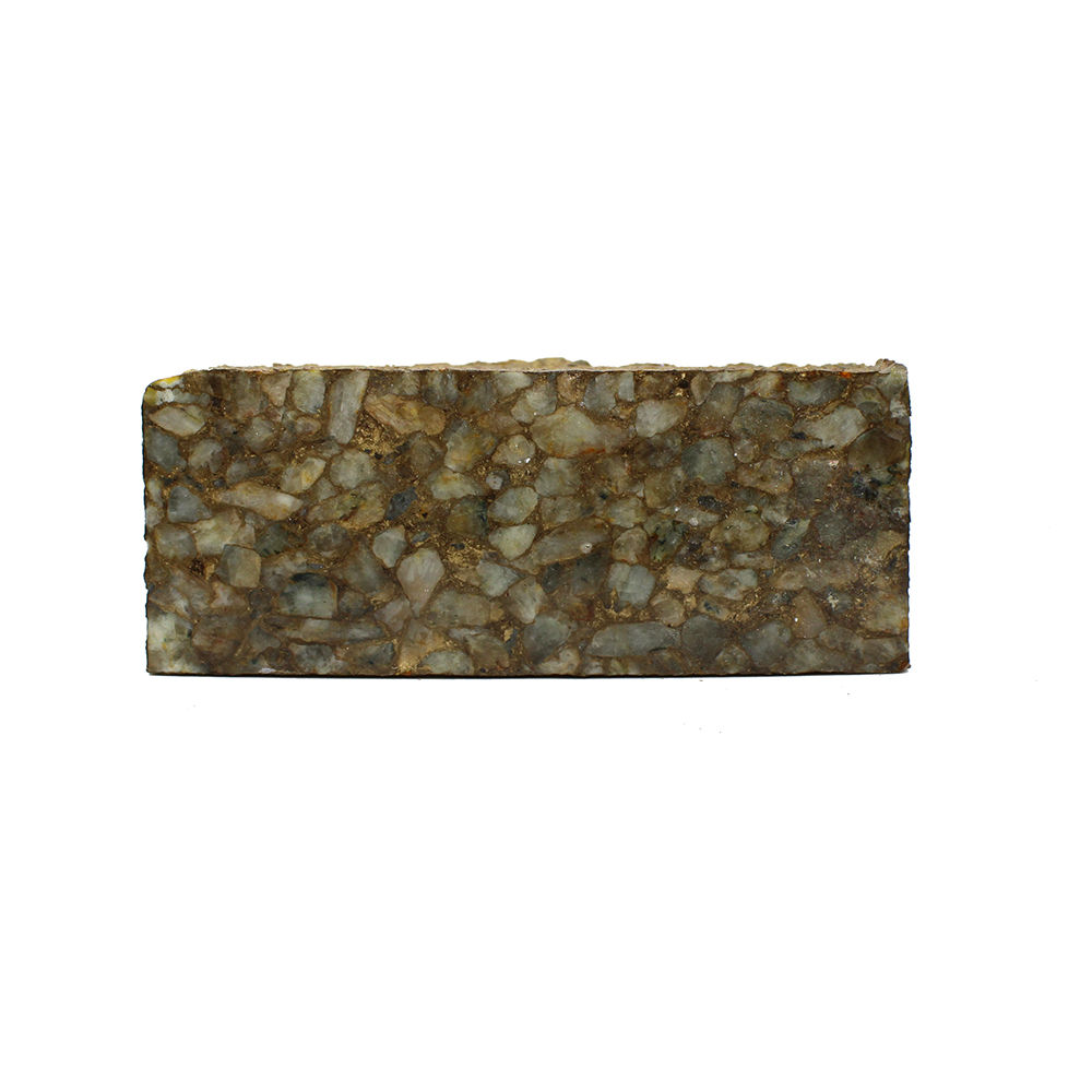 Rainbow Moonstone Copper 130x51mm Rough Slab 1339 Gm