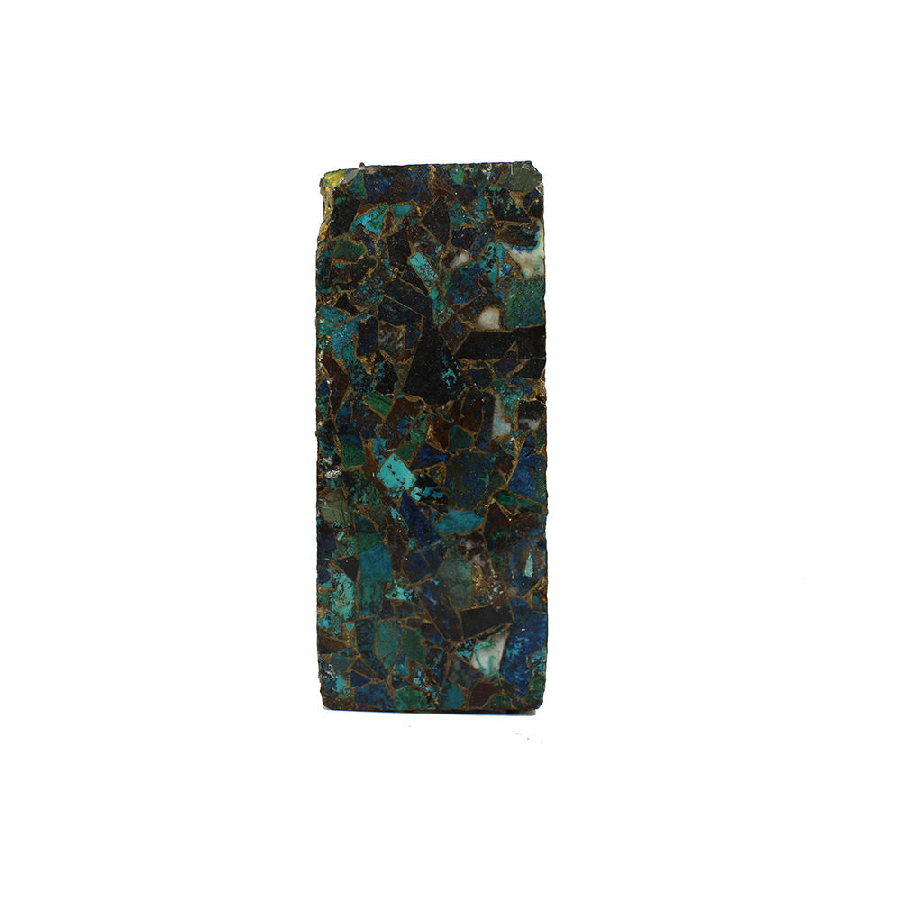 Chrysocolla Copper 122x51mm Rough Slab 1200 Gms